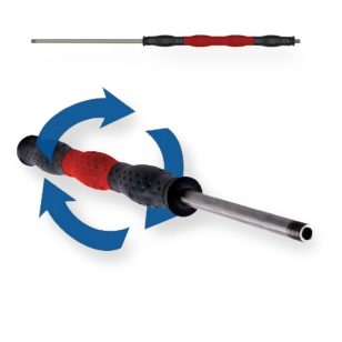 Mosólándzsa Easyturn forgó betéttel 700mm/430mm (fekete-piros)   Mosólándzsa Easyturn forgó betéttel 700mm/430mm (fekete-piros)