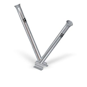   Suportul pentru suliță poate fi atașat la o podea dublă rigidă MTM Hydro