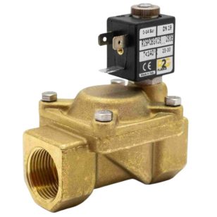  Alacsony nyomású mágnesszelep ( Alaphelyzetben Zárt, G 1/2", NBR, Réz) Tekercs nélkül