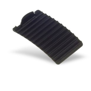 Elasztikus műanyag zárfedél fekete színben