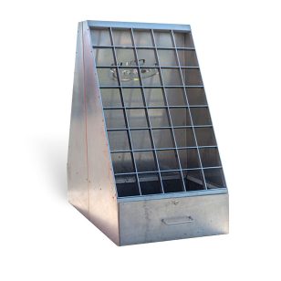 Szőnyegporoló állvány inox 80 x 60 cm