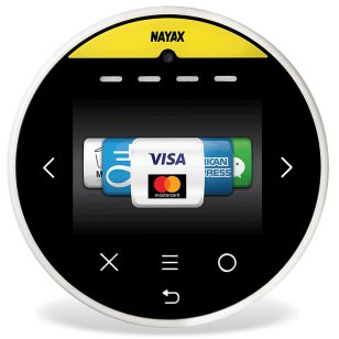   Bankkártya elfogadó terminál inpulzus alapú érintésmentes (Nayax rendszer, Onyx tipus)