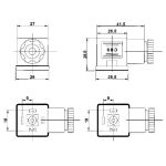 Tekercs a mágnesszelephez 16mm 24V AC