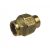 Visszacsapó szelep G 1/2'' F - G 1/2''F sárgaréz műanyag dugóval