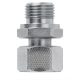 3/8" - 1/4" BSP Hollanderes KB szűkítő közcsavar (60° kúp, Acél)