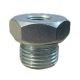 Közcsavar 1/4"-1/4" NPT colos KB-s menettel, fix egyenes