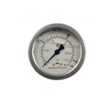 Manometru 0-160 bar în carcasă de oțel 63mm glicerină (conexiune spate)