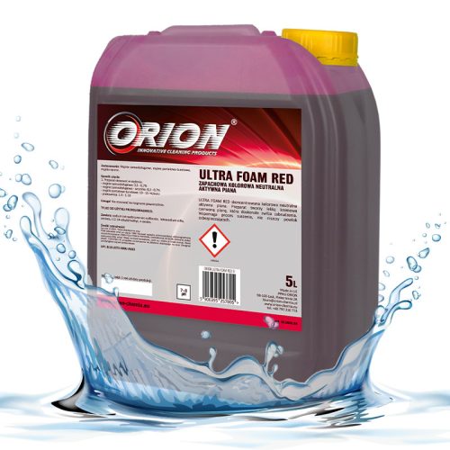 Aktív hab - Ultra Foam Red (5 L) Illatos, piros színű koncentrátum