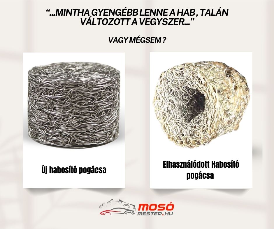 “...Mintha gyengébb lenne a hab , talán változott a vegyszer...” Vagy mégsem ?!
