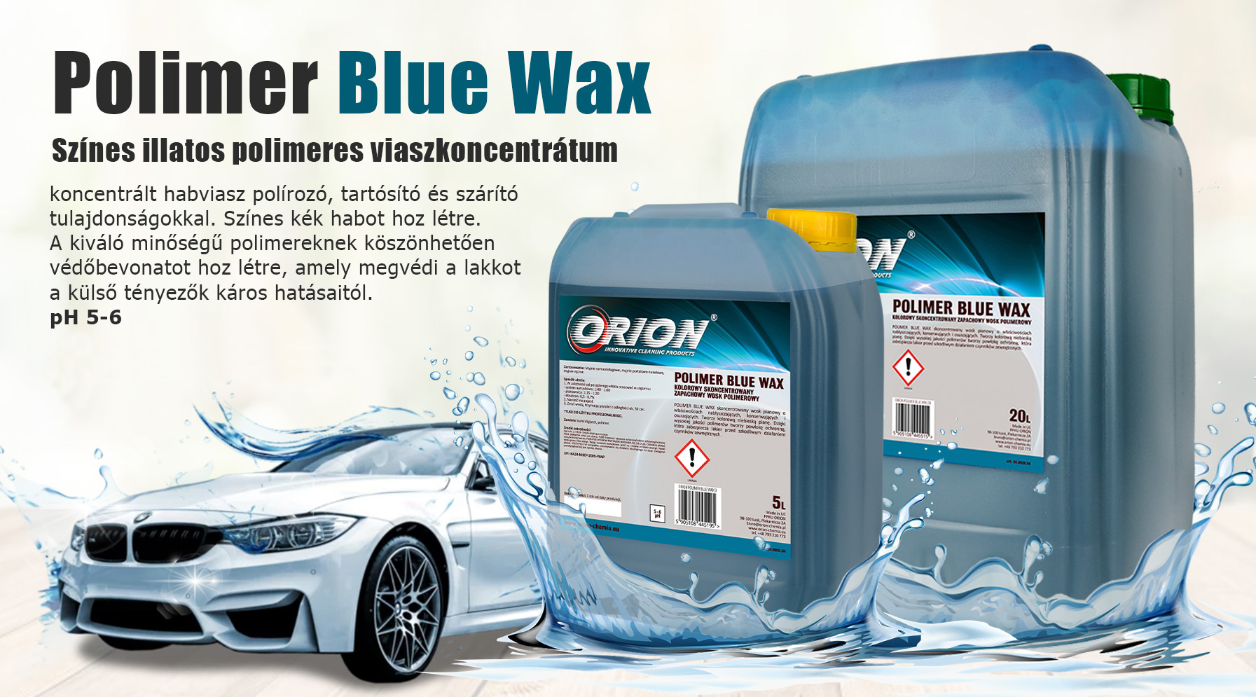 Polimer Blue Wax Színes illatos polimeres viaszkoncentrátum